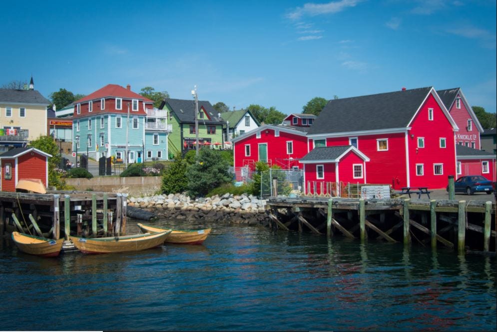 The coastal townscape of Lunenburg