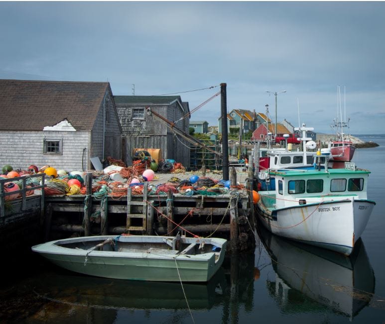 Peggy's Cove boats