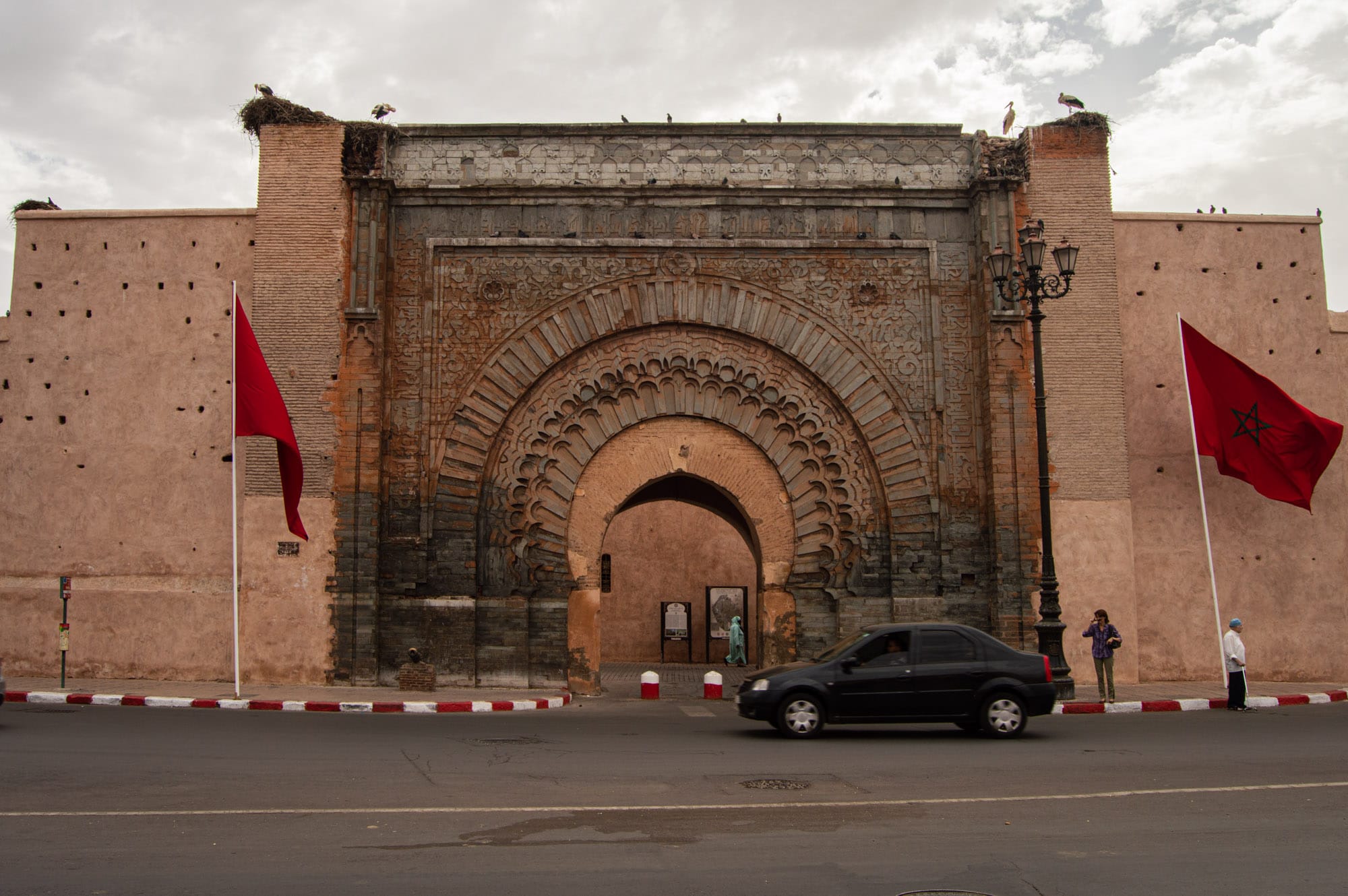 Bab Agnaou city gate of Marrakesh