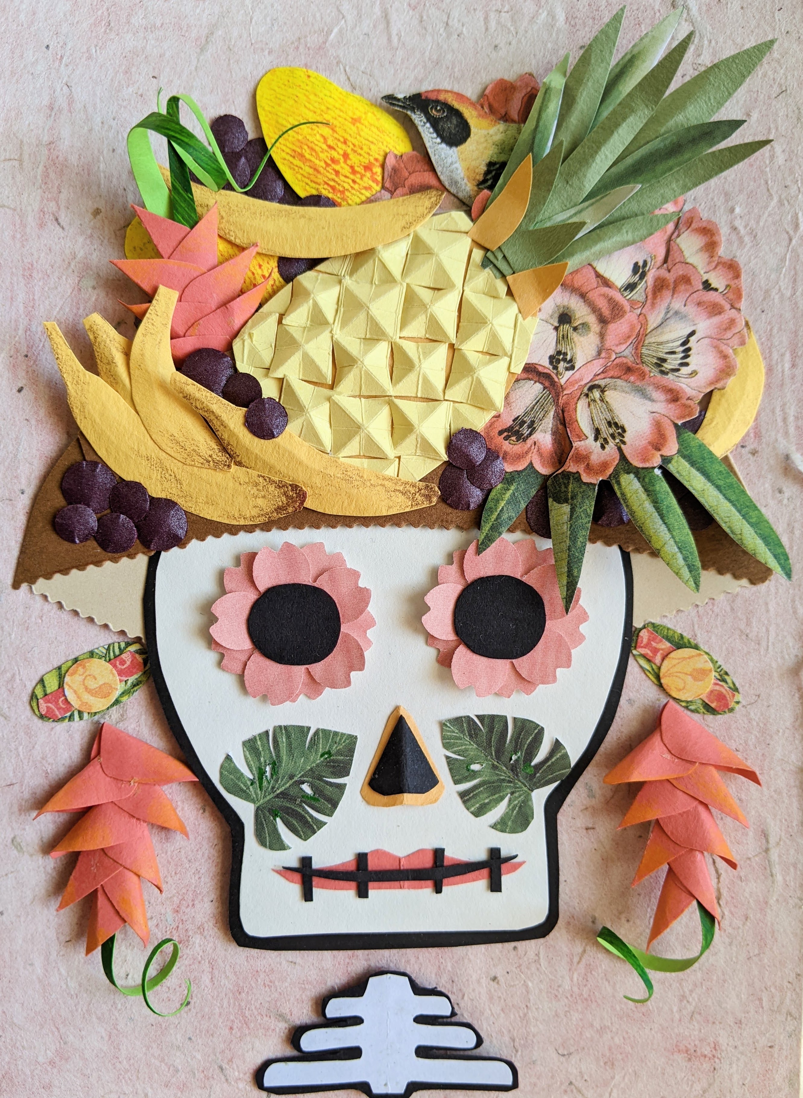 Catrina with fruit hat